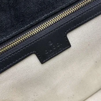 Gucci 815719 Gucci Blondie Medium top handle bag Patent Leather Black