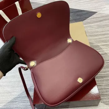 Gucci 815719 Gucci Blondie Medium top handle bag Red and  Wine Red suede