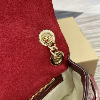 Gucci 815715 Gucci Blondie small shoulder bag Patent Leather Red