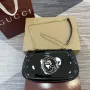 Gucci 815715 Gucci Blondie small shoulder bag Patent Leather Black