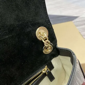 Gucci 815715 Gucci Blondie small shoulder bag Patent Leather Black