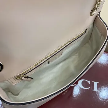 Gucci 815715 Gucci Blondie small shoulder bag Light Pink Leather