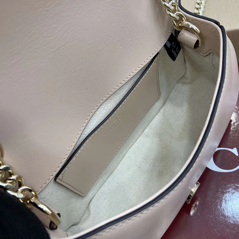 Gucci 815711 Gucci Blondie mini shoulder bag Leather Light Pink