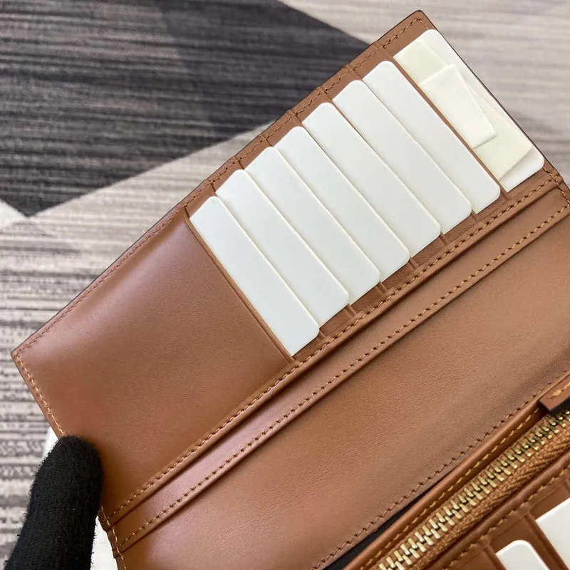 Gucci 821213 GG Emblem Beige and Brown mini wallet