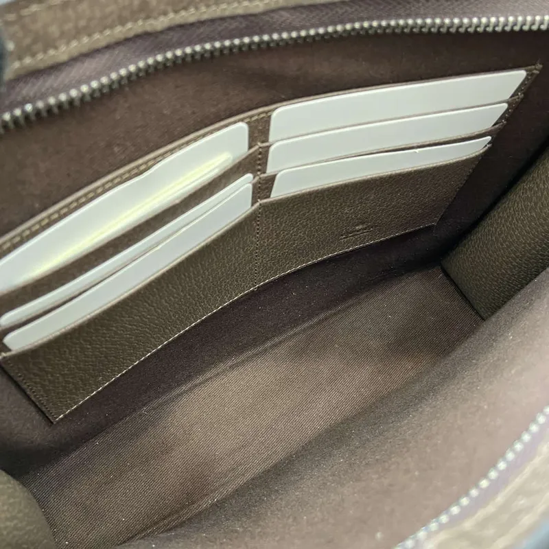 Gucci 768255 GG pouch with GG detail Dark Gray