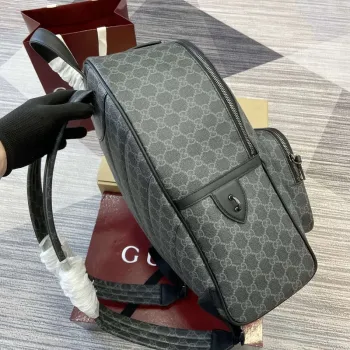 Gucci 821159 GG Emblem Medium Backpack Black