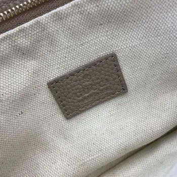 Gucci 815278 GG Emblem super mini bag Apricot