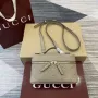 Gucci 815949 GG Emblem super mini bag Apricot