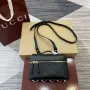 Gucci 815949 GG Emblem super mini bag Black