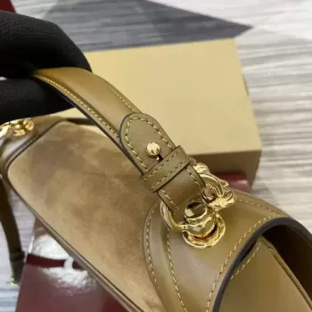 Gucci 815719 Gucci Blondie Medium top handle bag Light brown suede