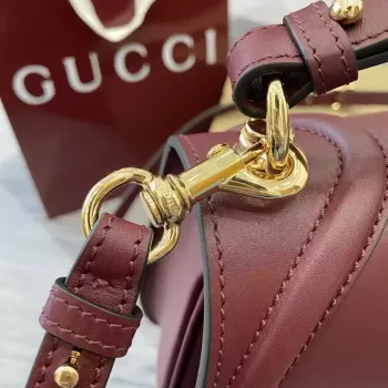 Gucci 815719 Gucci Blondie Medium top handle bag Wine Red