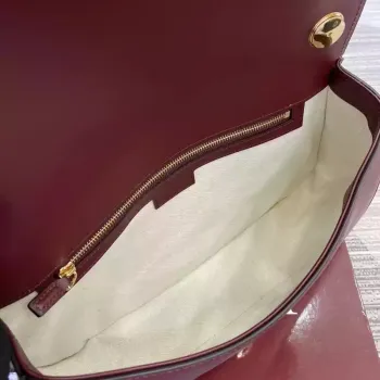 Gucci 815719 Gucci Blondie Medium top handle bag Wine Red