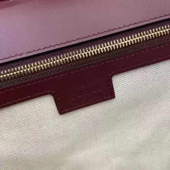 Gucci 815719 Gucci Blondie Medium top handle bag Wine Red