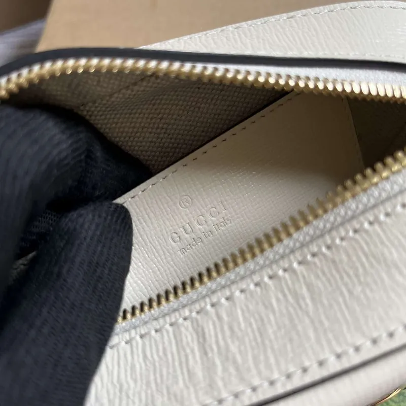 Gucci Horsebit 1955 mini shoulder bag 760196 White