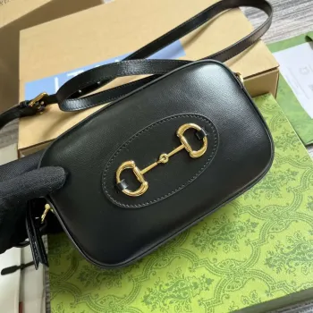 Gucci Horsebit 1955 mini shoulder bag 760196 Black