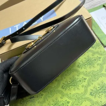 Gucci Horsebit 1955 mini shoulder bag 760196 Black