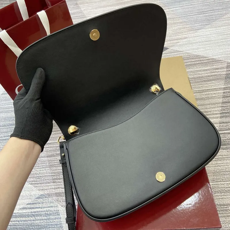 Gucci 815716 Gucci Blondie Medium top handle bag Black& Beige cotton linen canvas