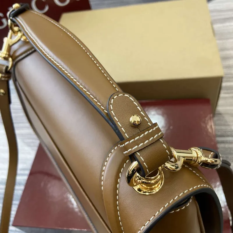 Gucci 815716 Gucci Blondie Medium top handle bag Brown