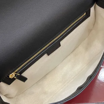 Gucci 815716 Gucci Blondie Medium top handle bag Black