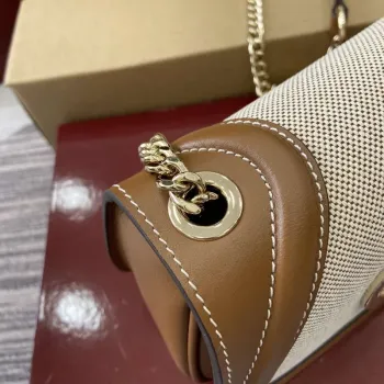 Gucci 815711 Gucci Blondie mini shoulder bag Bronw & Beige