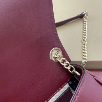 Gucci 815711 Gucci Blondie mini shoulder bag Wine Red