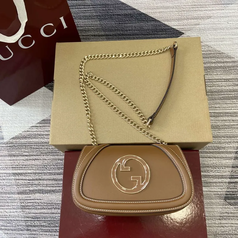 Gucci 815711 Gucci Blondie mini shoulder bag Brown