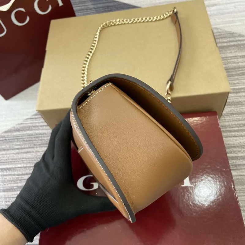 Gucci 815711 Gucci Blondie mini shoulder bag Brown