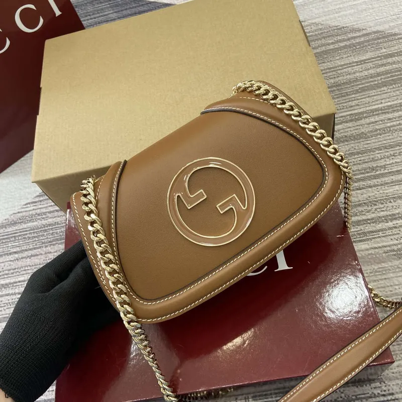 Gucci 815711 Gucci Blondie mini shoulder bag Brown