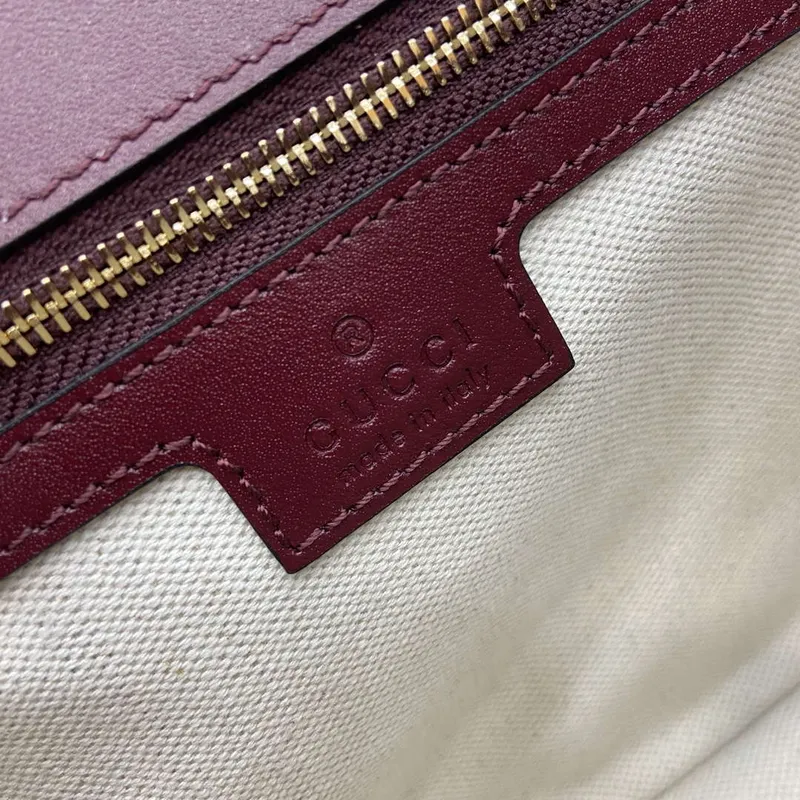 Gucci 815715 Gucci Blondie small shoulder bag Wine Red