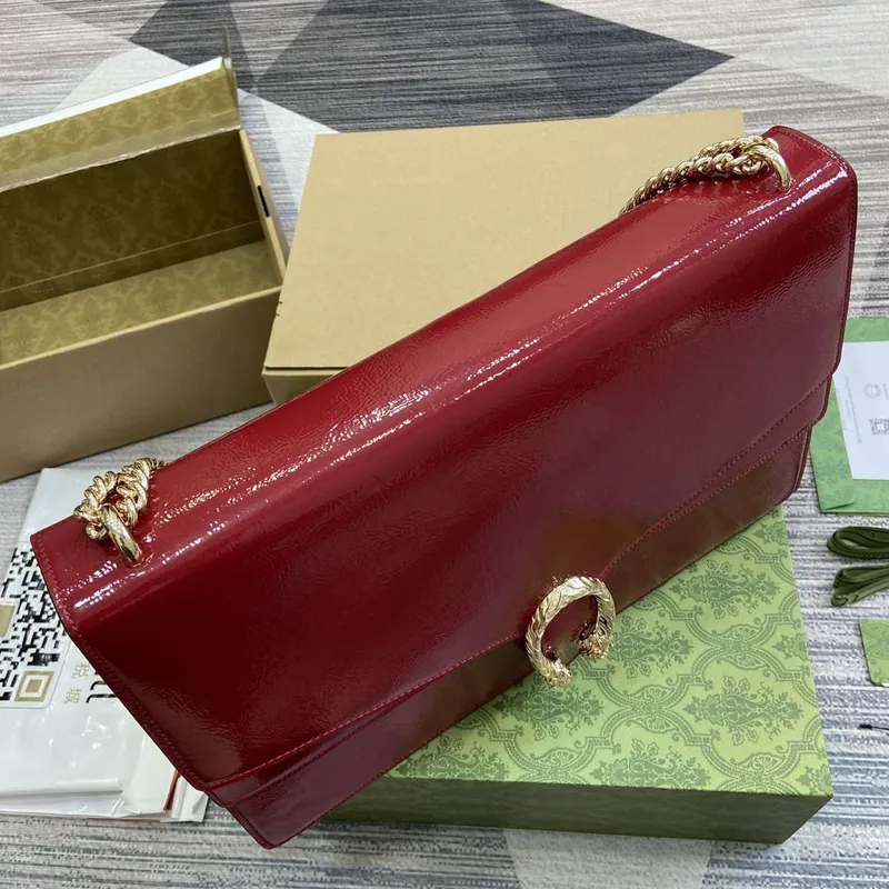 Gucci 795003 Dionysus large shoulder bag Wine Red