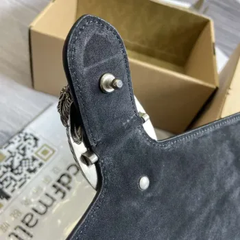 Gucci 795003 Dionysus large shoulder bag Black