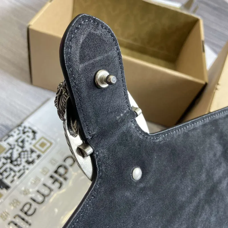 Gucci 795003 Dionysus large shoulder bag Black