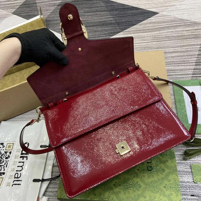Gucci 795007 Dionysus medium top handle bag Wine Red