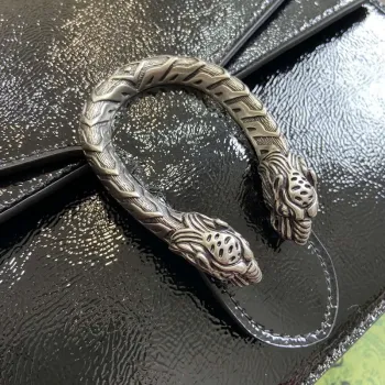 Gucci 795007 Dionysus medium top handle bag Black