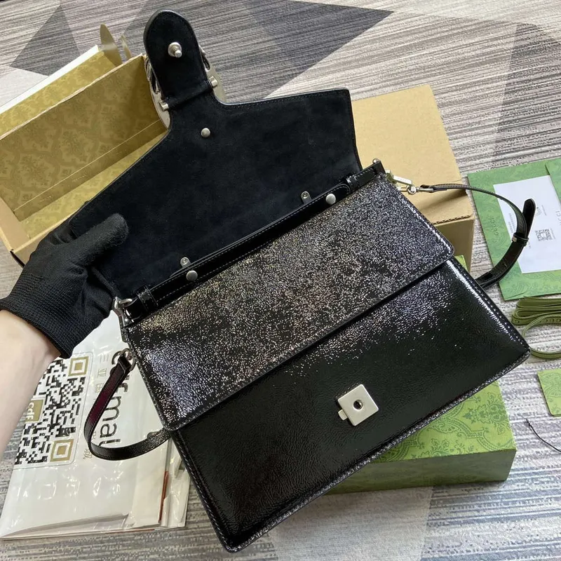 Gucci 795007 Dionysus medium top handle bag Black