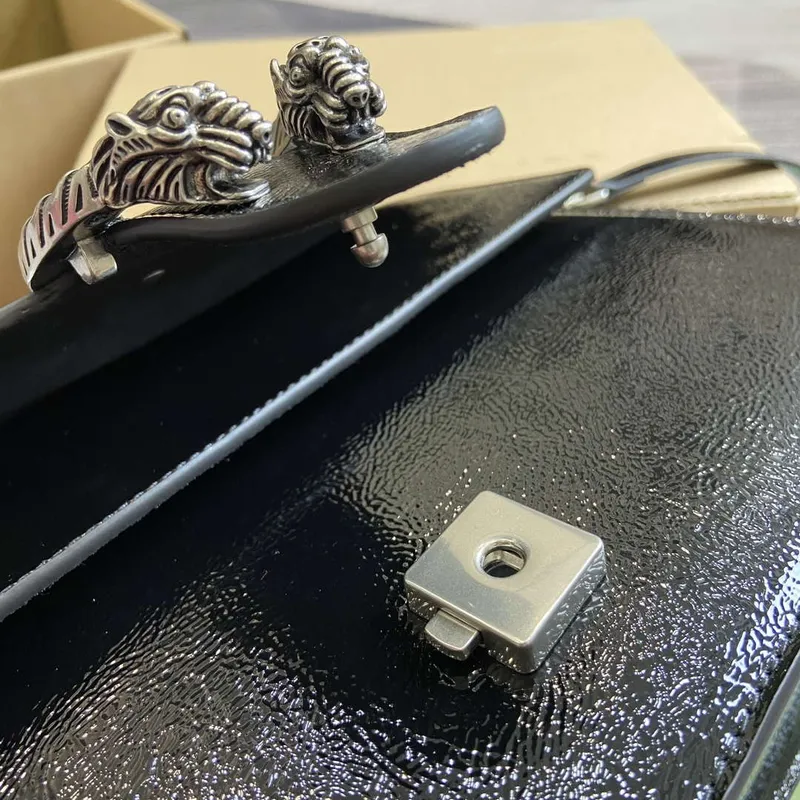 Gucci 795007 Dionysus medium top handle bag Black