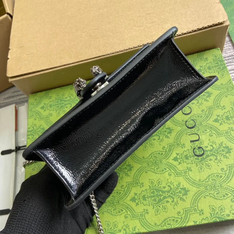 Gucci 795368 Dionysus super mini bag Black