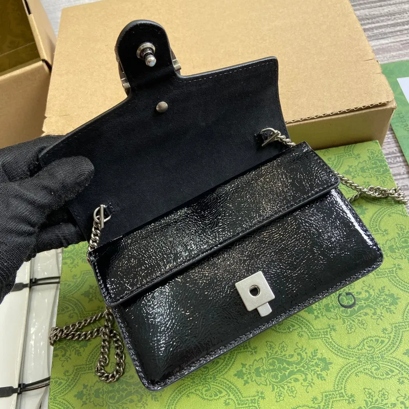 Gucci 795368 Dionysus super mini bag Black