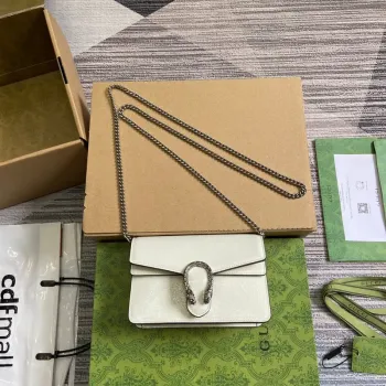 Gucci 795368 Dionysus super mini bag Light Gray