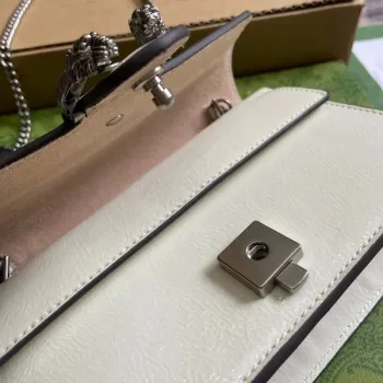 Gucci 795368 Dionysus super mini bag Light Gray