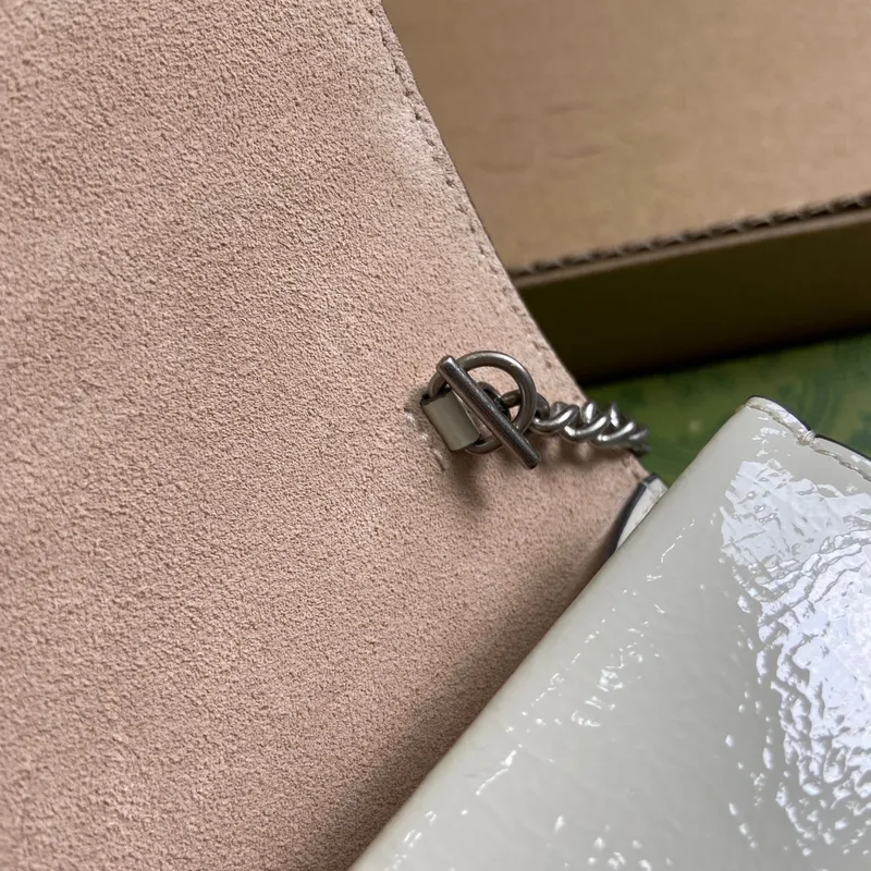 Gucci 795368 Dionysus super mini bag Light Gray