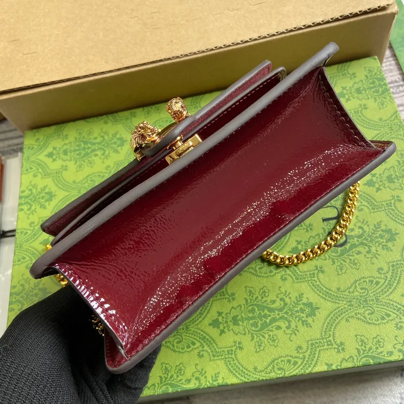 Gucci 7953680AAA86207 Dionysus super mini bag Wine Red