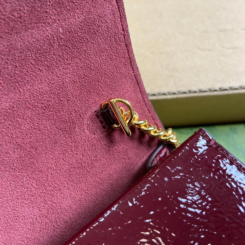 Gucci 7953680AAA86207 Dionysus super mini bag Wine Red