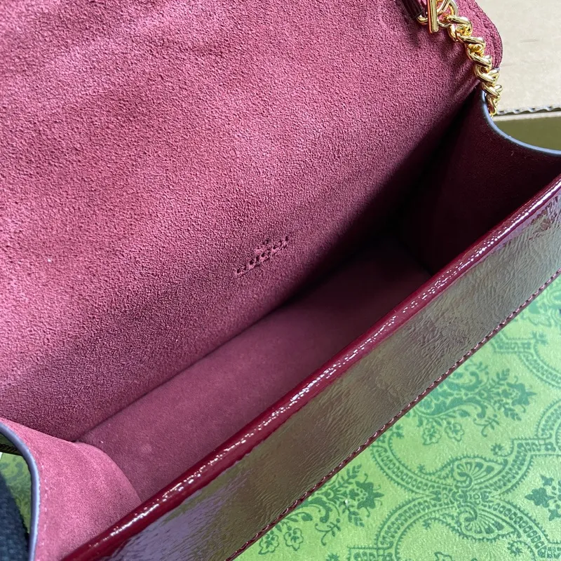 Gucci 7953680AAA86207 Dionysus super mini bag Wine Red