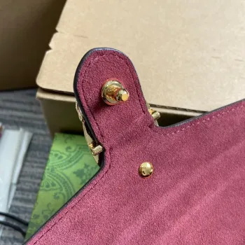 Gucci 7953680AAA86207 Dionysus super mini bag Wine Red