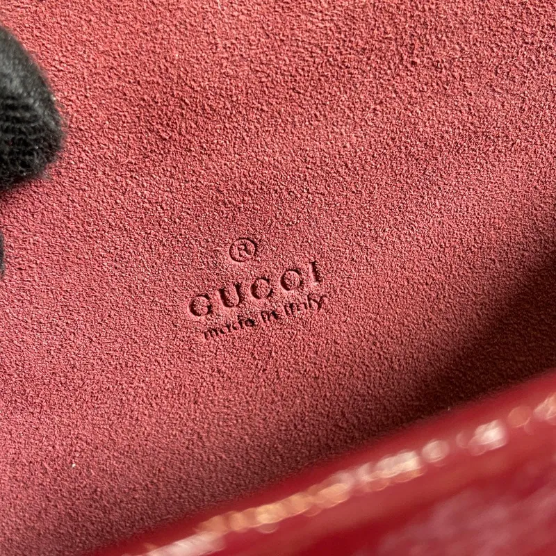Gucci 7953680AAA86207 Dionysus super mini bag Wine Red