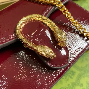 Gucci 7953680AAA86207 Dionysus super mini bag Wine Red