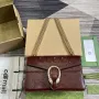 Gucci 795005 GG Dionysus small shoulder bag Wine Red patent leather logo