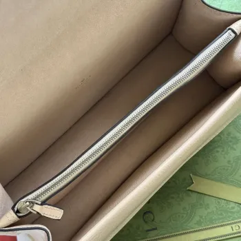 Gucci 795005 GG Dionysus small shoulder bag Light grey patent leather