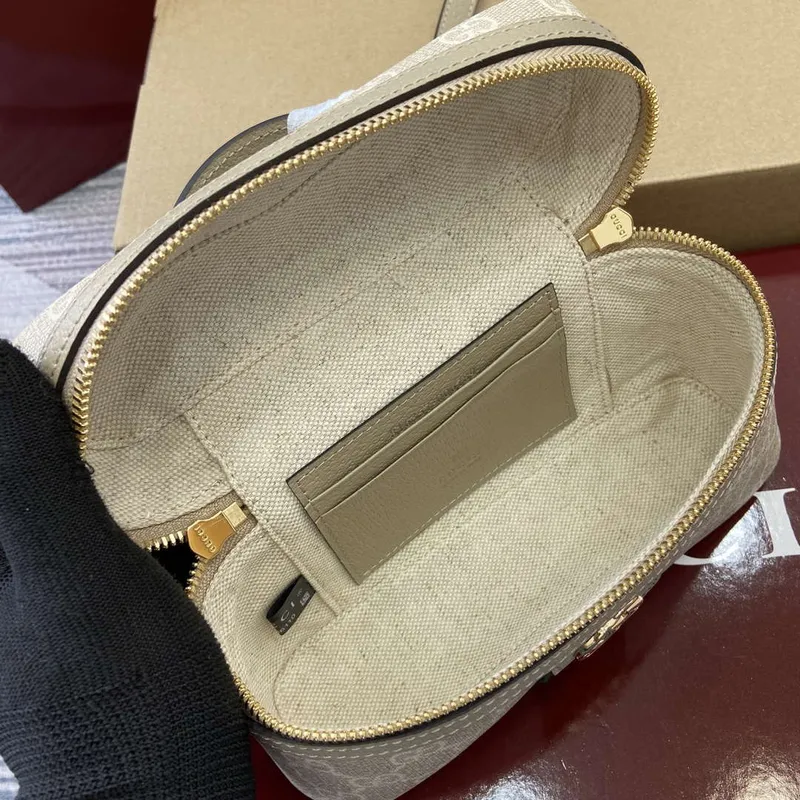 Gucci 816357 Ophidia Super Mini Shoulder Bag Oatmeal